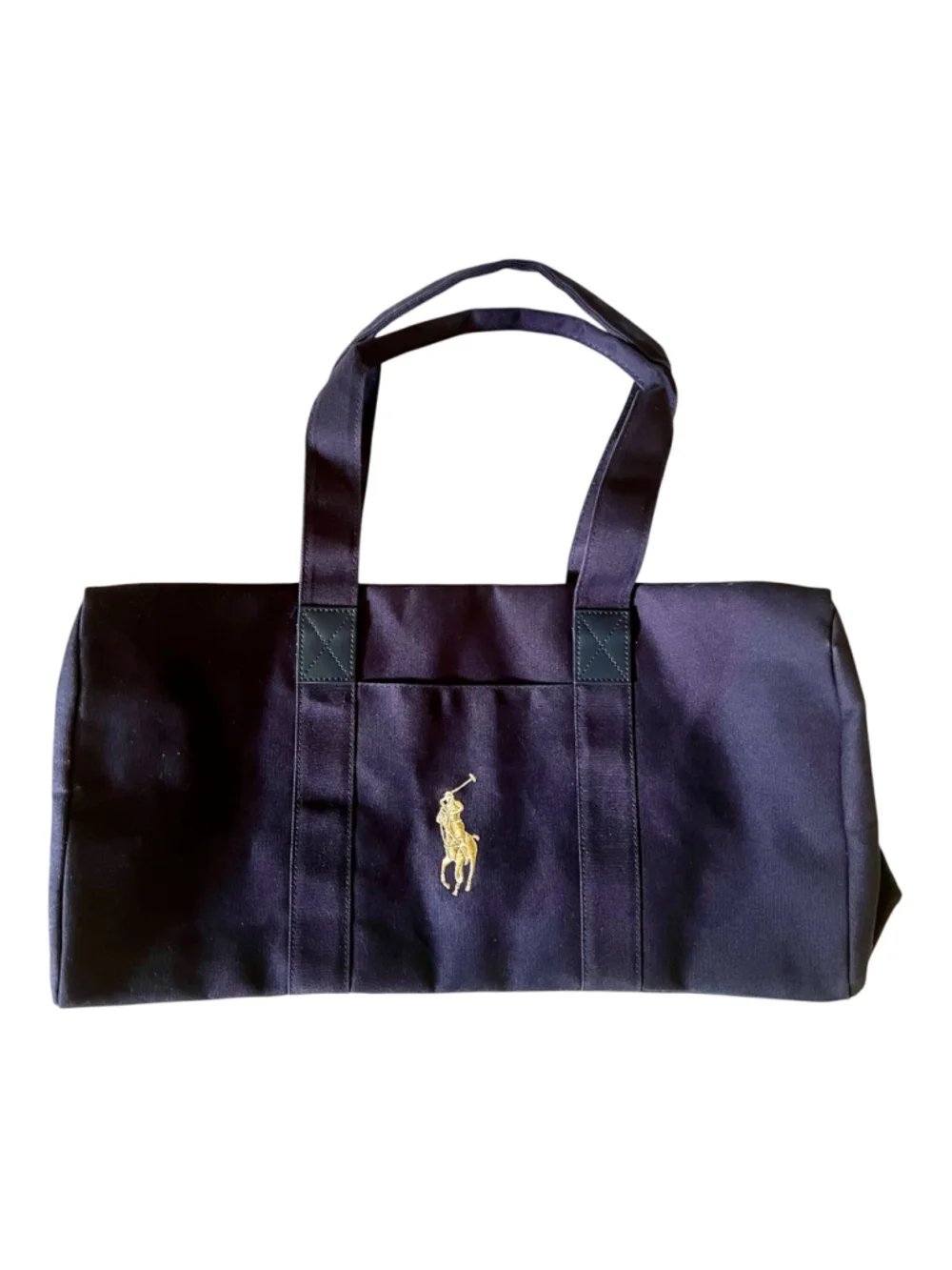 NWT Polo Ralph Lauren Fragrances Navy Blue Weekender Gym Duffle Travel Bag